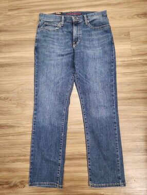 Mens Lucky Brand 410 Athletic Straight Jeans 32x30 Mid Rise Stretch Denim NWT